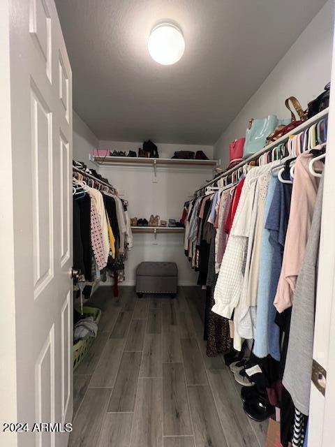 19014 N 91st Dr, Peoria, AZ 85382 - spacious closet with wood finished floors