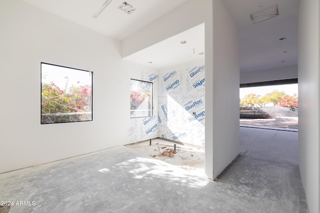 interior space with plenty of natural light