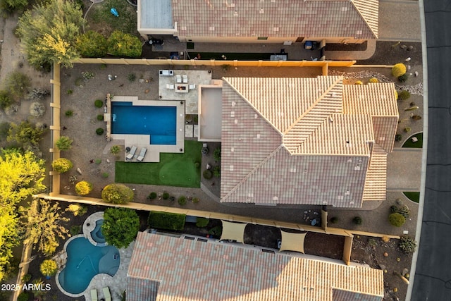 8733 E Jacaranda St, Mesa, AZ 85207 - aerial view
