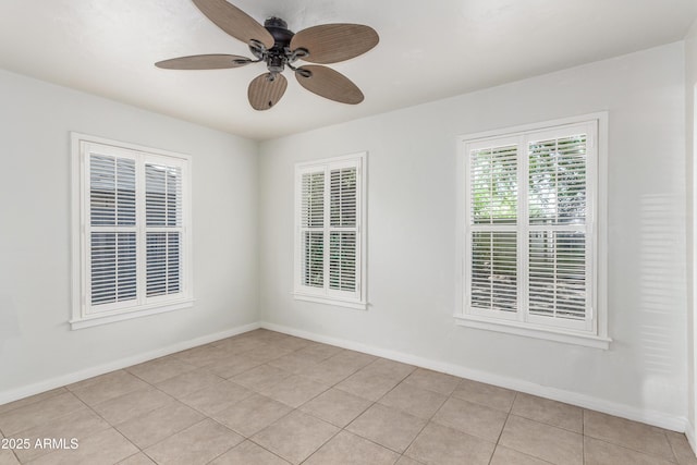 445 W 1st St, Mesa, AZ 85202 - unfurnished room featuring light tile patterned floors and a ceiling fan