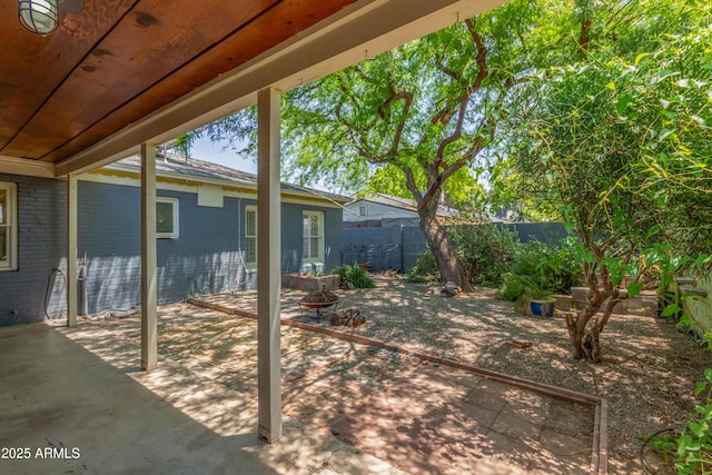 445 W 1st St, Mesa, AZ 85202 - fenced backyard with a patio