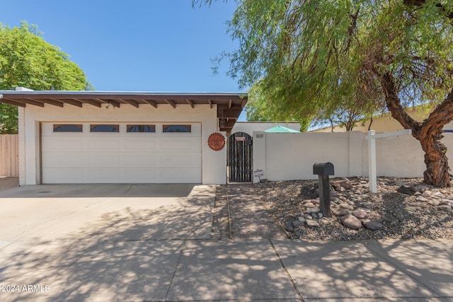 view of pueblo-style home