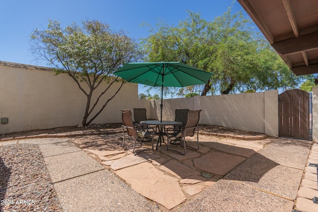 view of patio