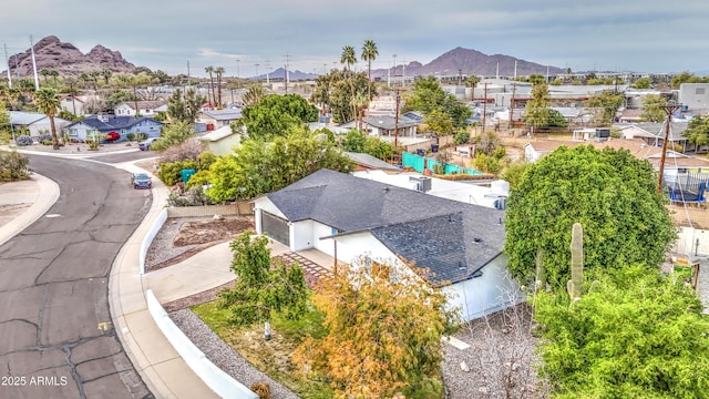 drone / aerial view featuring a residential view