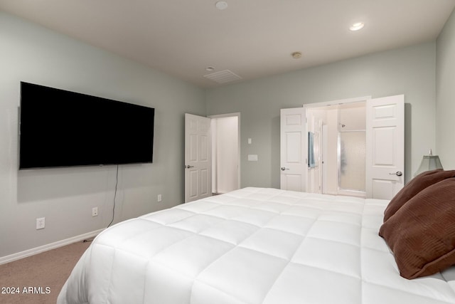 bedroom featuring carpet floors