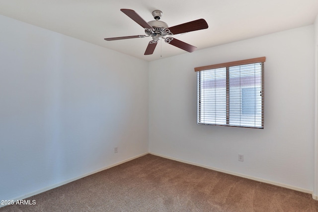 19002 N Toledo Ave, Maricopa, AZ 85138 - carpeted empty room featuring baseboards and ceiling fan