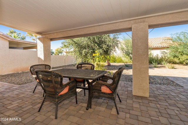 view of patio