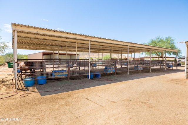 view of stable