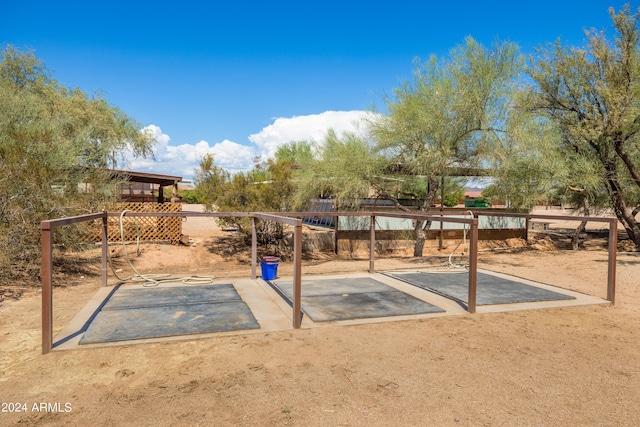 view of basketball court