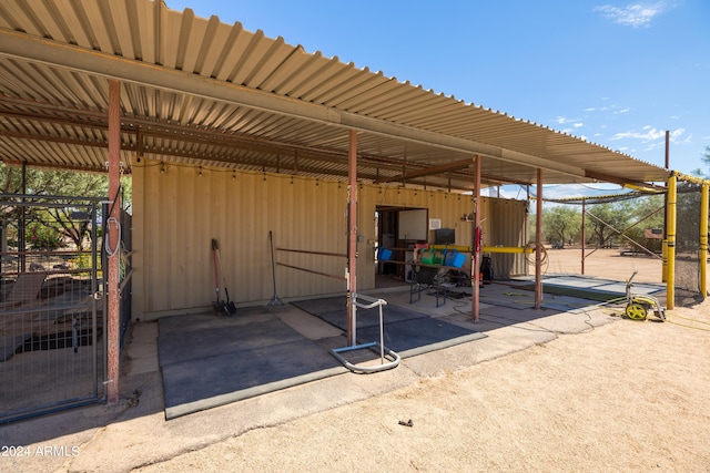 view of vehicle parking