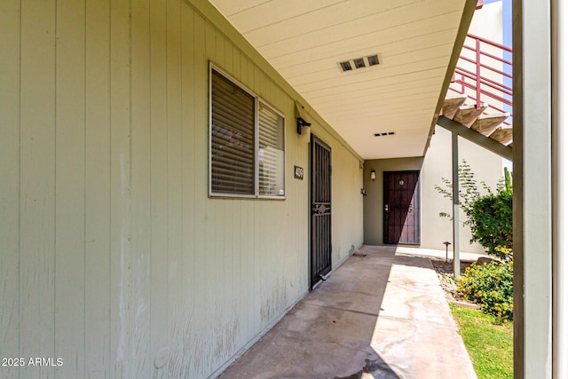 view of exterior entry