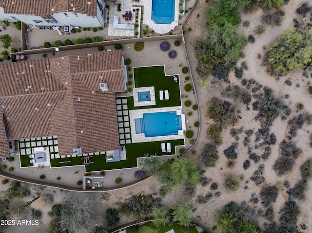 20055 N 96th Way, Scottsdale, AZ 85255 - aerial view of a pool area