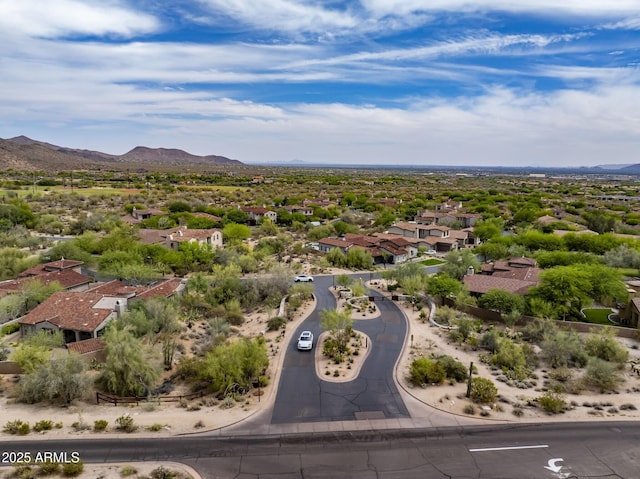 20055 N 96th Way, Scottsdale, AZ 85255 - aerial view of residential area with a mountainous background