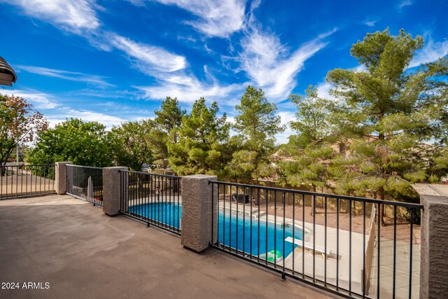 balcony featuring a patio