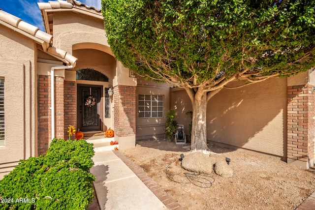 view of entrance to property