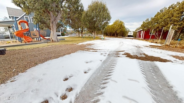 view of road