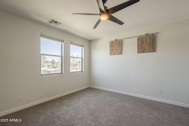 1886 E Don Carlos Ave Unit 136, Tempe, AZ 85281 - carpeted empty room with a ceiling fan and baseboards