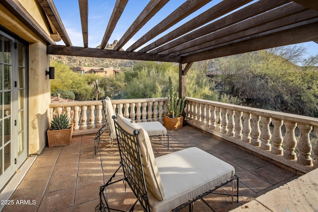 27256 N 97th Pl, Scottsdale, AZ 85262 - wooden terrace with a pergola