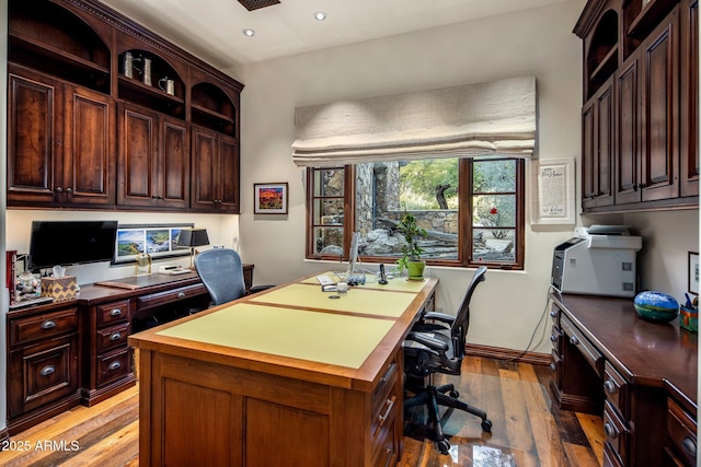 27256 N 97th Pl, Scottsdale, AZ 85262 - office area featuring light hardwood / wood-style flooring