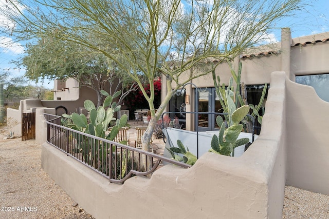 exterior space with a patio