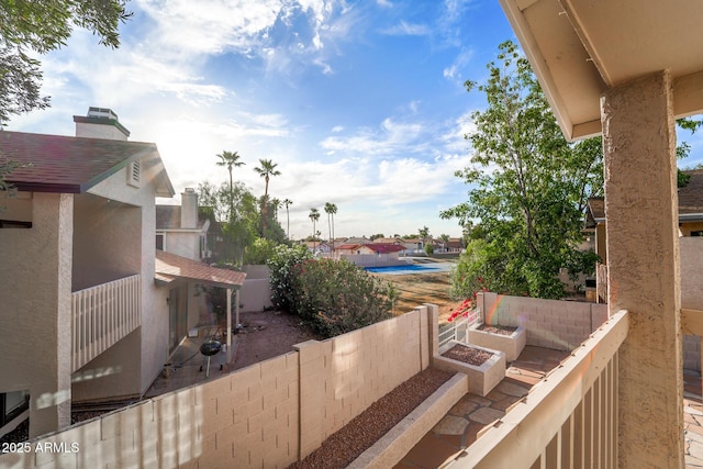 exterior space featuring a residential view