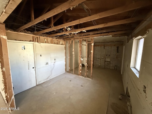 miscellaneous room featuring concrete flooring