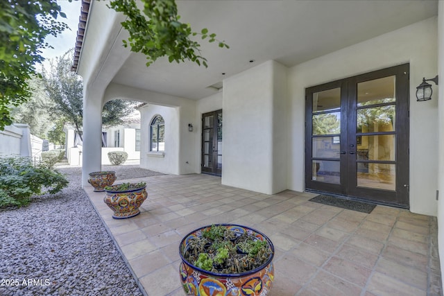 view of patio / terrace with french doors