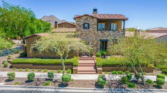 view of mediterranean / spanish-style house