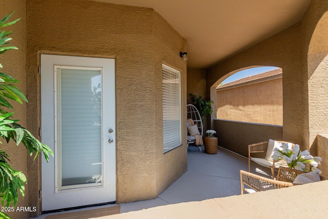 5401 E Van Buren St Unit 1088, Phoenix, AZ 85008 - doorway to property with stucco siding