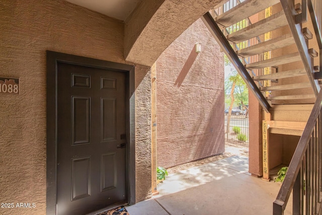 5401 E Van Buren St Unit 1088, Phoenix, AZ 85008 - entrance to property featuring stucco siding and a patio