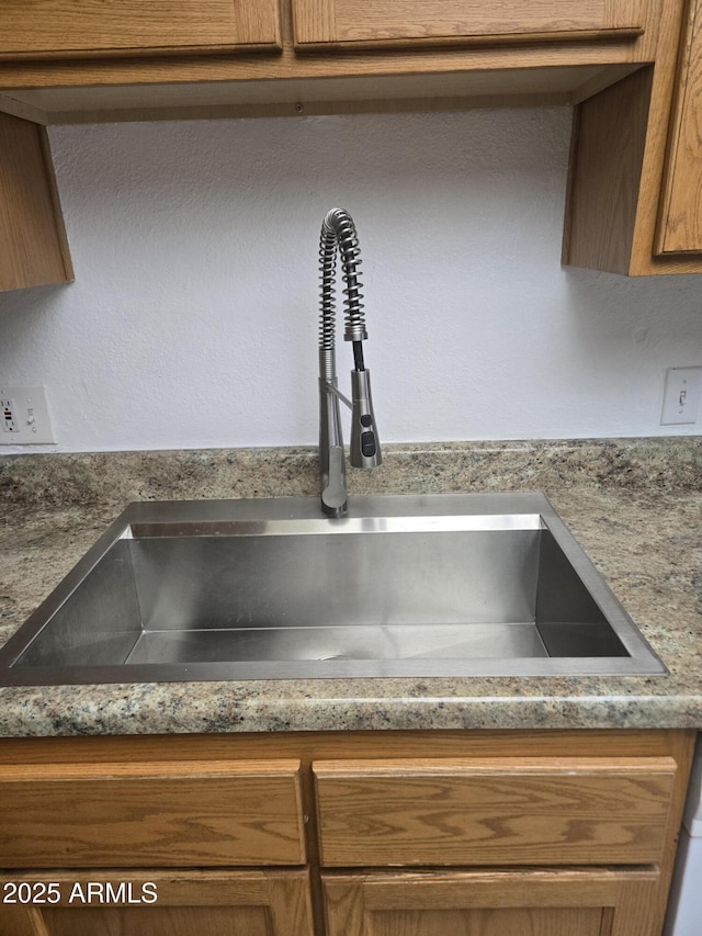 interior details with sink