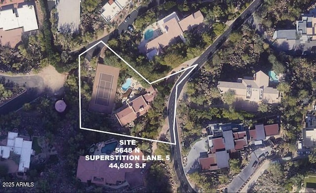 5648 N Superstition Ln Unit 5, Paradise Valley, AZ 85253 - birds eye view of property