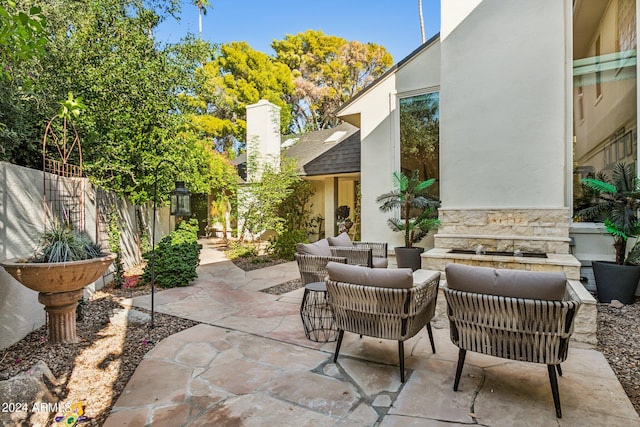 view of patio / terrace with outdoor lounge area