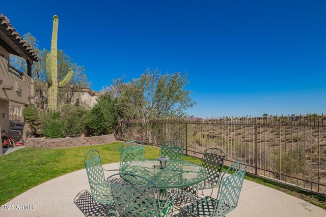 15155 E Westridge Dr, Fountain Hills, AZ 85268 - view of patio featuring outdoor dining area
