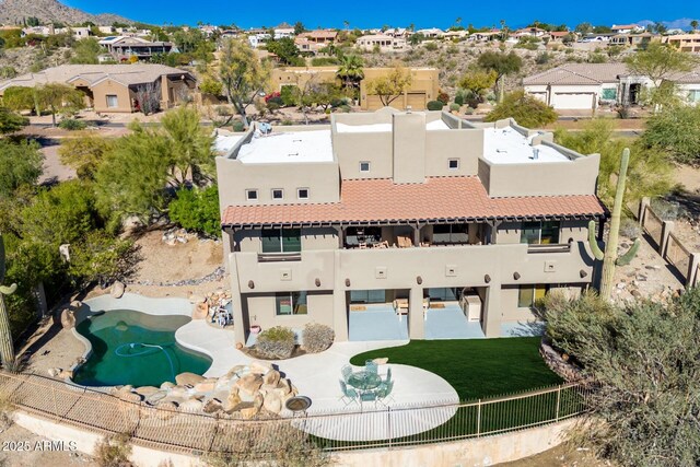 15155 E Westridge Dr, Fountain Hills, AZ 85268 - aerial perspective of suburban area