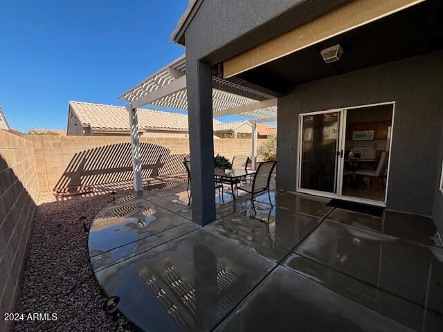 view of patio