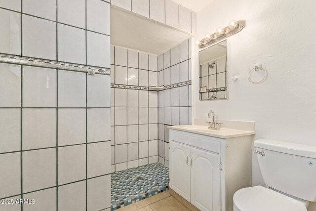 12547 W Warner St, Avondale, AZ 85323 - bathroom featuring toilet, vanity, and tile patterned floors