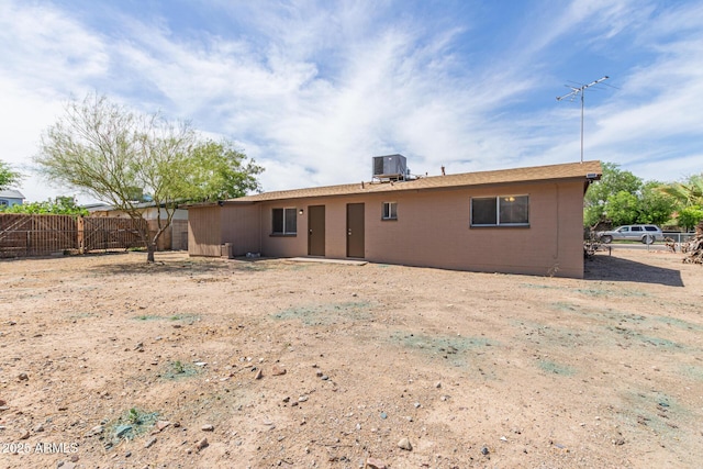 12547 W Warner St, Avondale, AZ 85323 - rear view of property with central AC