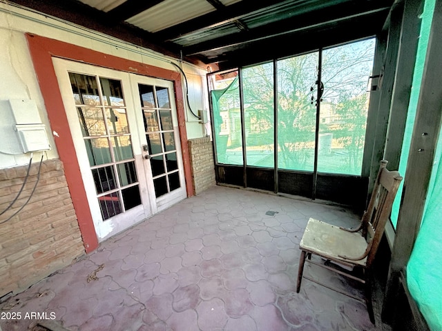 1025 N Sartillion Ave, Ajo, AZ 85321 - unfurnished sunroom with french doors