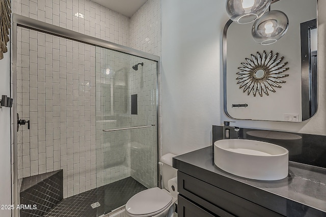 199 E Tangerine Path, Queen Creek, AZ 85140 - bathroom with a shower stall and vanity