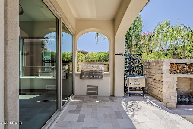 199 E Tangerine Path, Queen Creek, AZ 85140 - view of patio with exterior kitchen