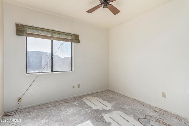6032 W Grovers Ave, Glendale, AZ 85308 - unfurnished room with ceiling fan and baseboards