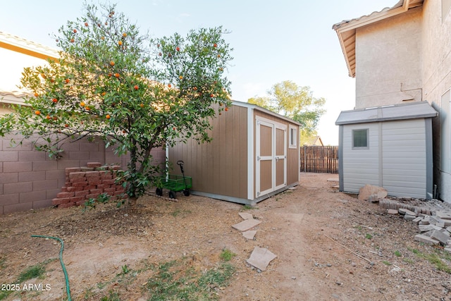 288 W Los Alamos St, Gilbert, AZ 85233 - view of shed featuring a fenced backyard