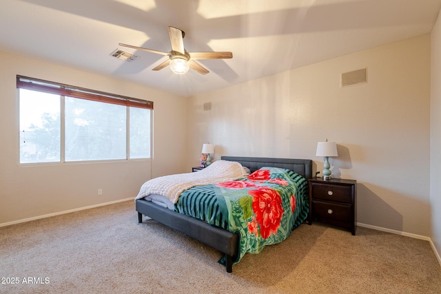 288 W Los Alamos St, Gilbert, AZ 85233 - bedroom featuring carpet flooring, baseboards, and a ceiling fan