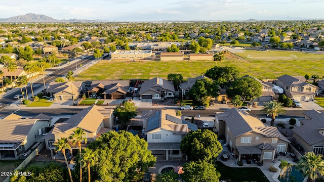 288 W Los Alamos St, Gilbert, AZ 85233 - aerial perspective of suburban area featuring mountains