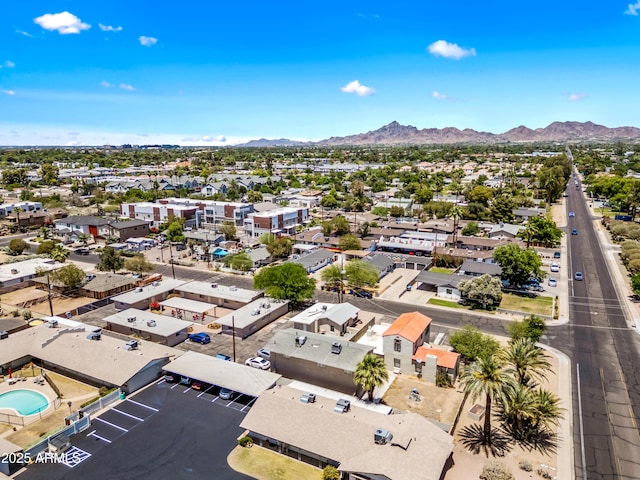 3949 E Earll Dr, Phoenix, AZ 85018 - aerial perspective of suburban area featuring a mountain backdrop