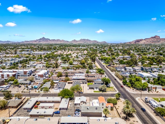 3949 E Earll Dr, Phoenix, AZ 85018 - aerial perspective of suburban area with mountains