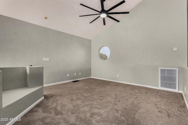 3832 N Gallatin, Mesa, AZ 85215 - spare room with carpet floors, ceiling fan, and visible vents