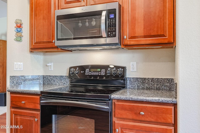 kitchen with electric range