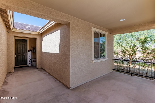 exterior space featuring a patio area